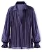 Silk tunic blouse
