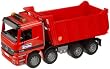 MB Actros LKW Red Dump Truck with Tipping Trough by Bruder: Ages 3 Years and Up.