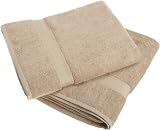 Supreme Egyptian Cotton 2-Piece Bath Sheet Set, Sand