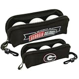Georgia Bulldogs NCAA Golf Ball (3) Mulligan Pouch