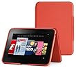 �tui en cuir avec support Amazon pour Kindle Fire HD - Rouge corail (est compatible avec Kindle Fire HD uniquement)