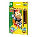 SES creative 00220 - Buntstifte dick kurz 8 Farben