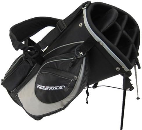 PROSIMMON GOLF Lightweight Stand Bag Black &amp; Silver NEW [Misc.]