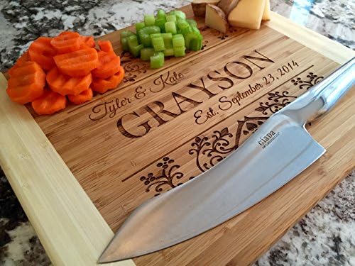 Personalized Cutting Board 11x14 Bamboo - Grayson Style
