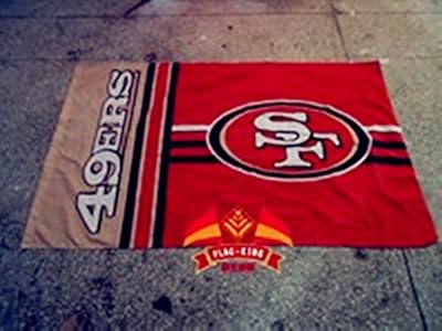 San Francisco 49ers flag San Francisco 49ers Football flag NFL San Francisco 49ers banner San Francisco 49ers rugby banner--polyster flags,Brass Grommets,Anti-UV,Digital Printing---NFL flags 3X5 ft