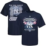 Majestic New York Yankees Navy Blue 2009 World Series Champions Diamond Destiny Roster T-shirt
