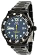 Sicura Men's Black IP 300M Automatic Diver Watch #SM606-GN (Blue Dial)