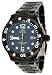 Sicura Men's Black IP 300M Automatic Diver Watch #SM606-GN (Blue Dial)