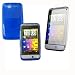 24/7 Kaufhaus- Blau HTC SALSA TPU SILIKON SCHUTZ HUELLE CASE COVER TASCHE