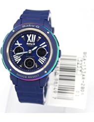 Casio Ladies Baby-G Big-Face Series Aurora Watch BGA-153AR-2B Strap Blue