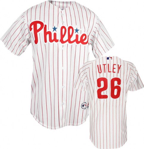 Chase Utley Philadelphia Phillies Authentic Home Jersey
