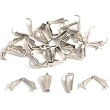 24 Bails Rhodium Connectors Jewelry Necklace Chain Part