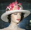Church Hat Edwardian Hat Easter Hat NEW Tea Hats design by Darna "Lady Marlborough"