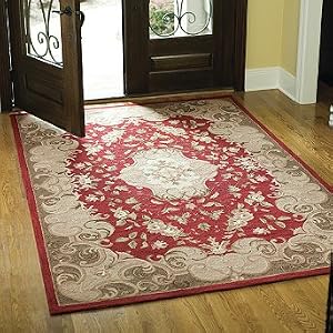 Rainier Hand-hooked Area Rug - Beige, 6' Round - Frontgate