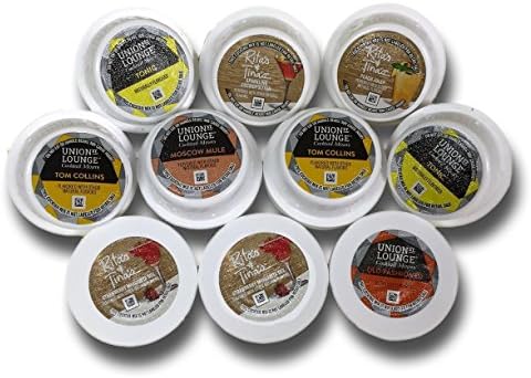 Keurig Kold Pods, Cocktail Mixers Sampler Variety Pack (10 Count)