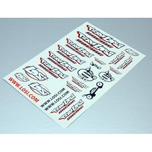 Team Losi 8ight 2.0 Logo Sticker Sheet