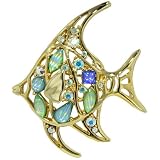 Jewelry : Gold Plated Ocean Fish Animal Pin