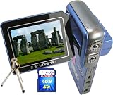 SVP HDDV-3000 12MP Max. 6-in-1 Multi-Functional Camcorder with Rare Huge Flip LCD! (4GB SDHC Card & Tripod Included)