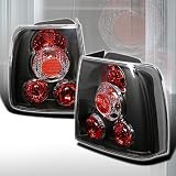 97-00 VW Passat 4Dr Tail Lights Black