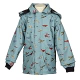 Their Nibs Boys Vintage Aeroplane Print Raincoat