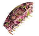 Karin's Garden - Umbrella Print-French Jaw Clip