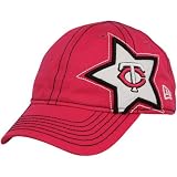 MLB New Era Minnesota Twins Toddler Girls Pink Sidestar Adjustable Hat