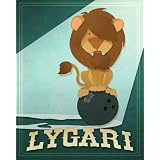 Lygari (Lion) By Adam Ford-10" X 14" Canvas Print ~ foveditions