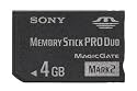 Sony MSMT4GN 4GB Memory Stick PRO Duo Card