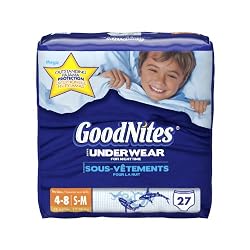 Huggies GoodNites Underwear, Boys, Small/Medium, 27 Count