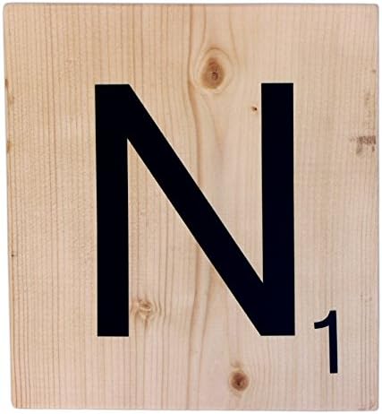 9.5" x 9.5" Oversized Board Game Letter Tile (N)