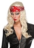 Rubie's Costume Co Women's Lady Gaga Judas Video Wig And Bandana, Blonde, One Size