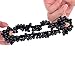 Polytree Women's Girls Fashion Pearl Hair Band Ponytail Holder (Black)