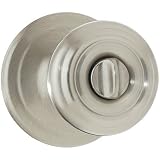 Tools & Hardware : Kwikset Maximum Security Cameron Privacy Knob, Satin Nickel #300CN 15 CP