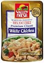 Valley Fresh Premium White Chicken Cuts, 7-Ounce Pouches (Pack of 12)