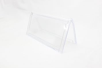 【クリックで詳細表示】Amazon.co.jp ｜ 名札 スタンド 会議 用 ネーム プレート 卓上 デスク タイプ オフィス カード 立て イベント 受付 貴賓 席 設置 (a 小 5個) ｜ スポーツ＆アウトドア 通販