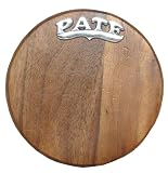 Wood Pate Round Cutting Board 7.5"D