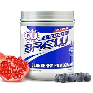 GU Energy Labs Brew Electrolyte Energy Drink Mix, Blueberry Pomegranate, 2 Pound
