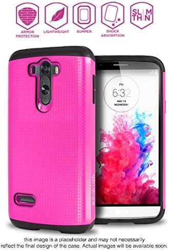 LG G3 Case, AERO ARMOR TEMPEST Protective Case for LG G3 - Hot Pink