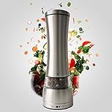 Victus Kitchenware Adjustable Manual Pepper Mill Salt Mill Stainless Steel Salt and Pepper Grinder Spice Grinder