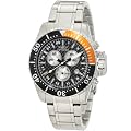 Invicta Men's Pro Diver Chronograph Black Carbon Fiber Dial Stainless Steel Watch INVICTA-11282