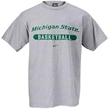 Nike Michigan State Spartans Ash Basketball T-shirt