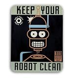 Futurama Tin Cubicle Sign - Keep Your Robot Clean