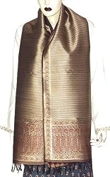 In Vogue Jacquard Silk Scarves for Women India Fashion