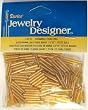 1/2 In. Silver Lined Glass Bugle Beads, Gold, 20 Gram/Pkg