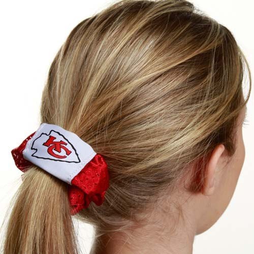 Kansas City Chiefs Red Mesh Hair Twist