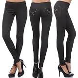 Stylish Designer Skinny Premium Faux Stitched Denim Jeans Jeggings
