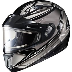 HJC Zader with Electric Shield Men's CL-Max II Snocross Snowmobile Helmet - MC-5