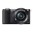 Sony Alpha 5000 Systemkamera (Full HD, 20 Megapixel, Exmor APS-C HD CMOS Sensor, 7,6 cm (3 Zoll) Schwenkdisplay) schwarz inkl. SEL-P1650 Objektiv