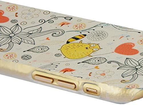 Etui Le Bon (tm) Case Cover for 4.7 Inch iPhone 6. Flowers, Love hearts and owl