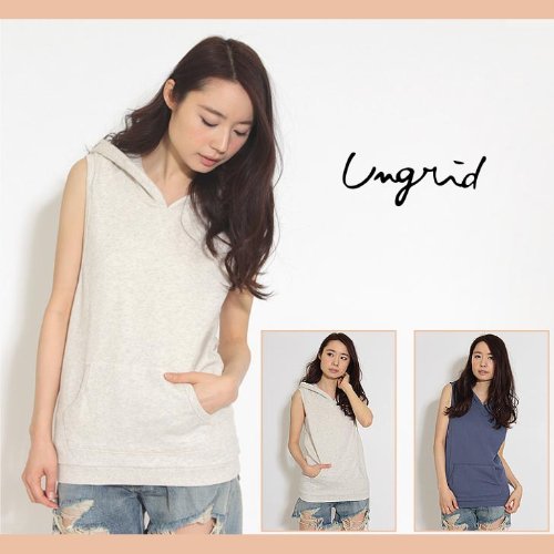 【Ungrid(アングリッド)】ノースリパーカー